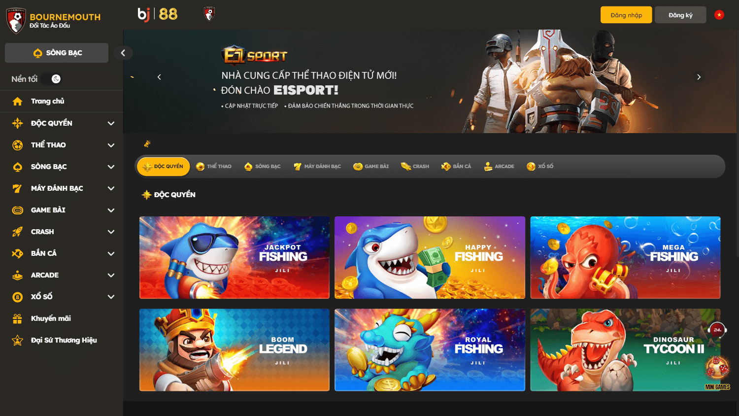BJ88 Casino Desktop screenshot